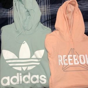 Reebok hoodie AND Adidas.